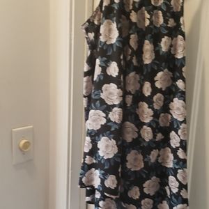 Flower sleeveless blouse